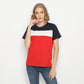 MATSUDA Kaos Wanita T Shirt Stripe Katun Indy