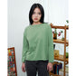 Matsuda Kaos Polos Wanita Lengan Panjang T Shirt Olive