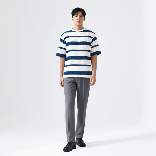 MATSUDA Kaos Oversize Stripe T shirt  Narashino