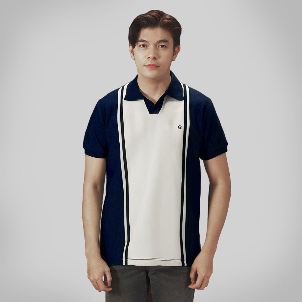MATSUDA Kaos Polo Shirt Pria Kerah Sanuki Navy