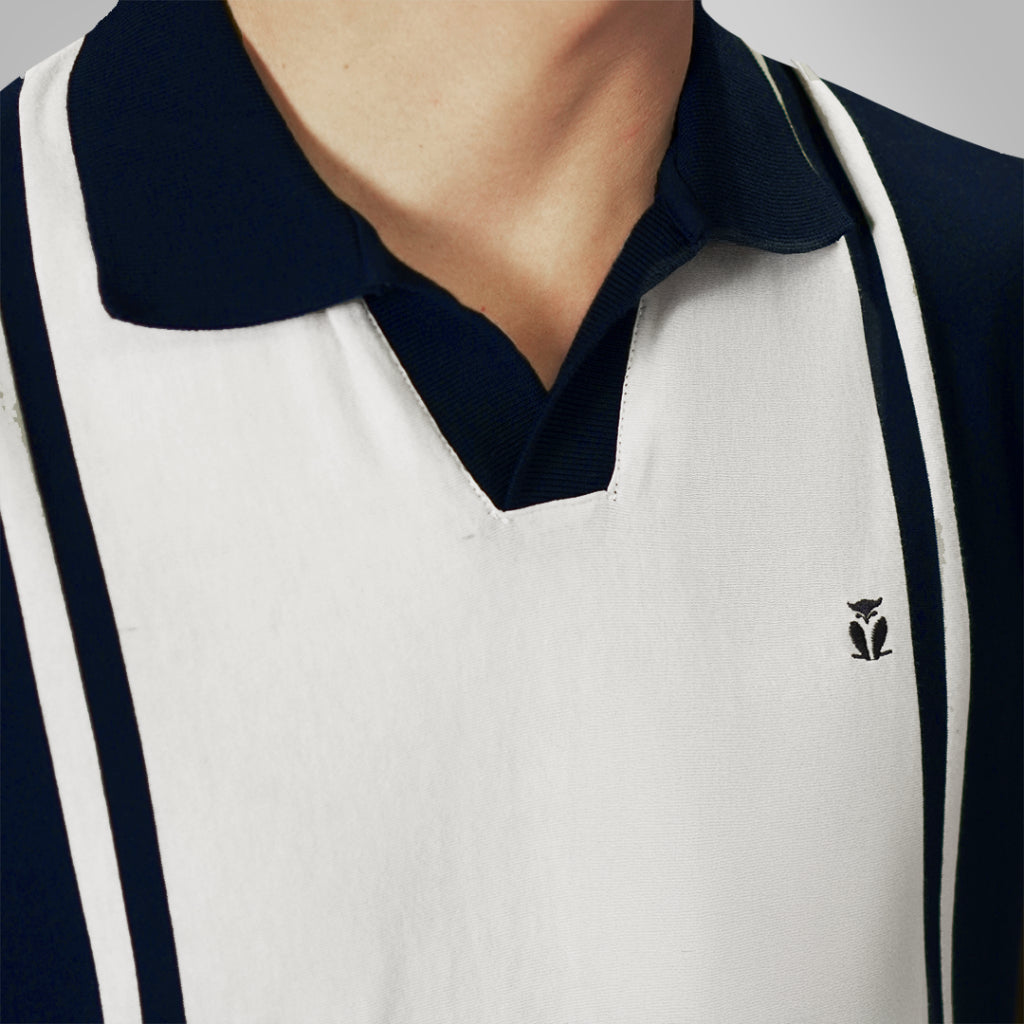MATSUDA Kaos Polo Shirt Pria Kerah Sanuki Navy
