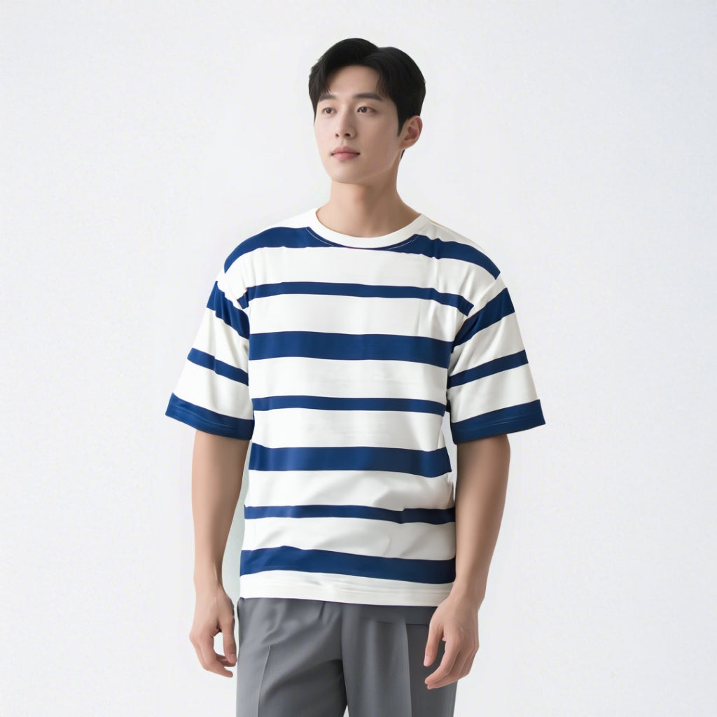 MATSUDA Kaos Oversize Stripe T shirt  Narashino
