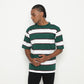 MATSUDA Kaos Oversize Stripe Mobara Green