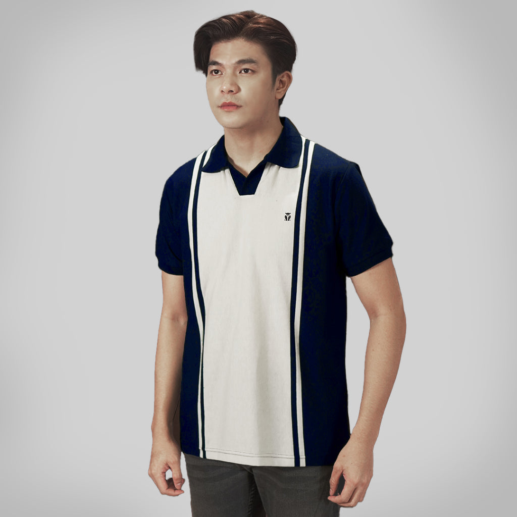 MATSUDA Kaos Polo Shirt Pria Kerah Sanuki Navy