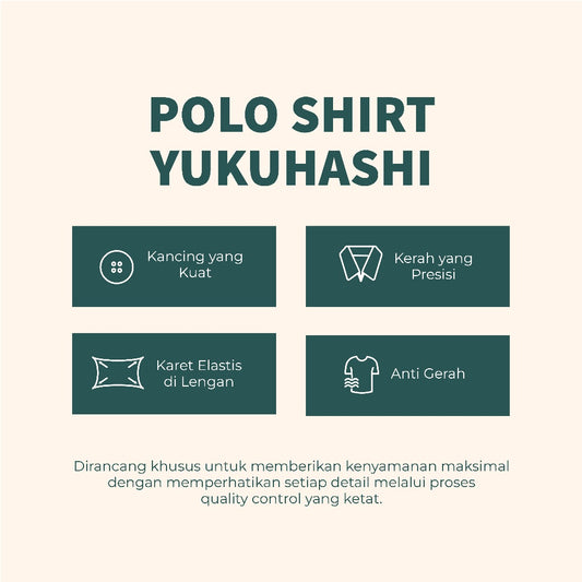 MATSUDA Baju Kaos Polo Shirt Dewasa Stripe Pria Kerah Katun Yukuhashi Navy