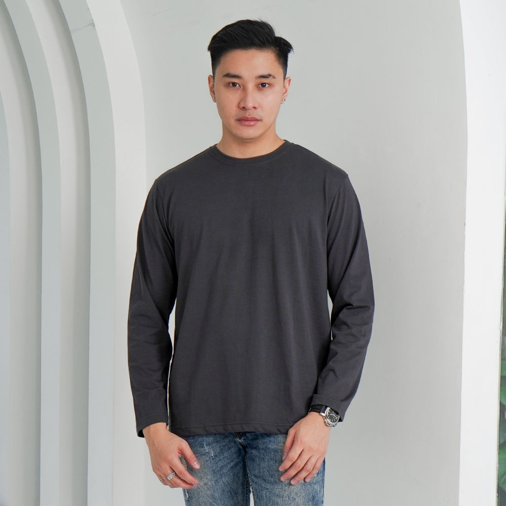 MATSUDA Kaos T Shirt Lengan Panjang Pria Katun Iwamizawa