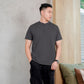 Matsuda Kaos Henley Polos Pria T Shirt Katun Nihama
