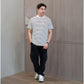 Matsuda T Shirt Pria Kaos Stripe Nantan Oblong Baju Off White Black