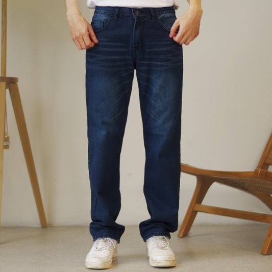 Matsuda Celana Panjang Pria jeans Denim Reguler fit Ogawa Navy
