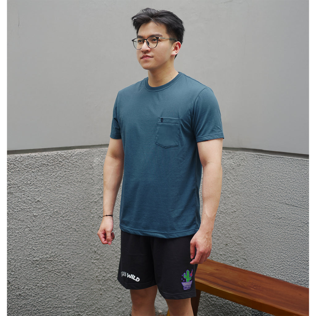 MATSUDA Kaos Polos Pocket T Shirt Cotton Nikko