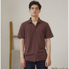 Matsuda Kemeja Pria Polos Lengan pendek Kasual Shiroi Wine
