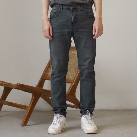Matsuda Celana Panjang Pria jeans Denim Slimfit Maeda Grey
