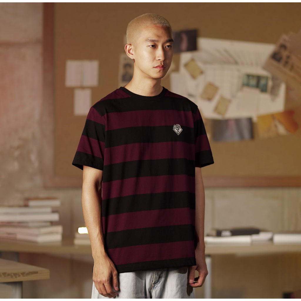 JUJUTSU KAISEN | MATSUDA T Shirt Pria Nobara Burgundy