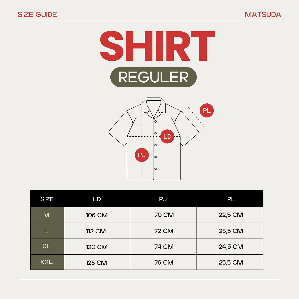 JUJUTSU KAISEN | MATSUDA Kemeja Pria Tojukose Black