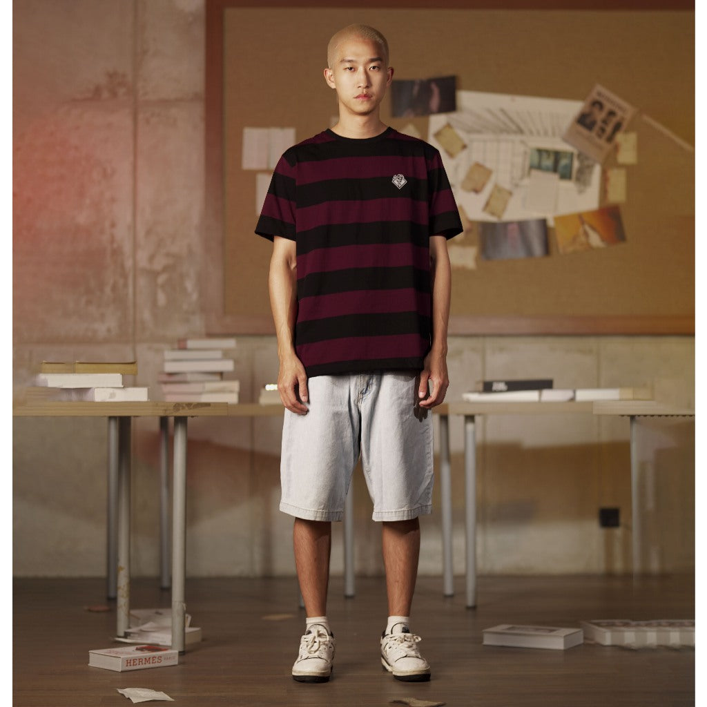 JUJUTSU KAISEN | MATSUDA T Shirt Pria Nobara Burgundy