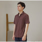 Matsuda Kemeja Pria Polos Lengan pendek Kasual Shiroi Wine
