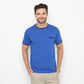 MATSUDA Kaos Pria T shirt Edogawa Seri Warna Biru