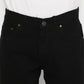 MATSUDA Celana Pendek Pria Jeans Denim Stretch Kimura Black