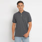 Matsuda Kaos Pria Henley Pique Hino