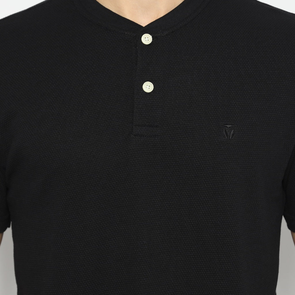 MATSUDA Henley T shirt Texture Popcorn Goto