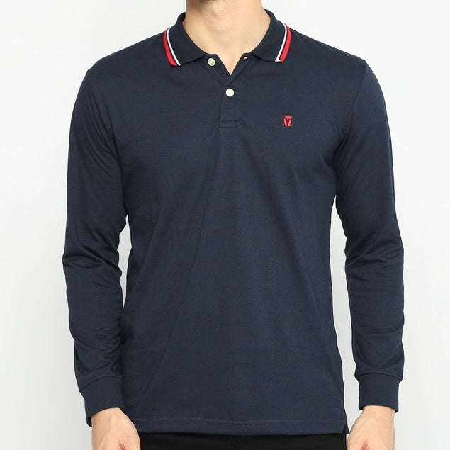 Matsuda Kaos Polo Shirt Lengan Panjang Pria Kerah Kasuga