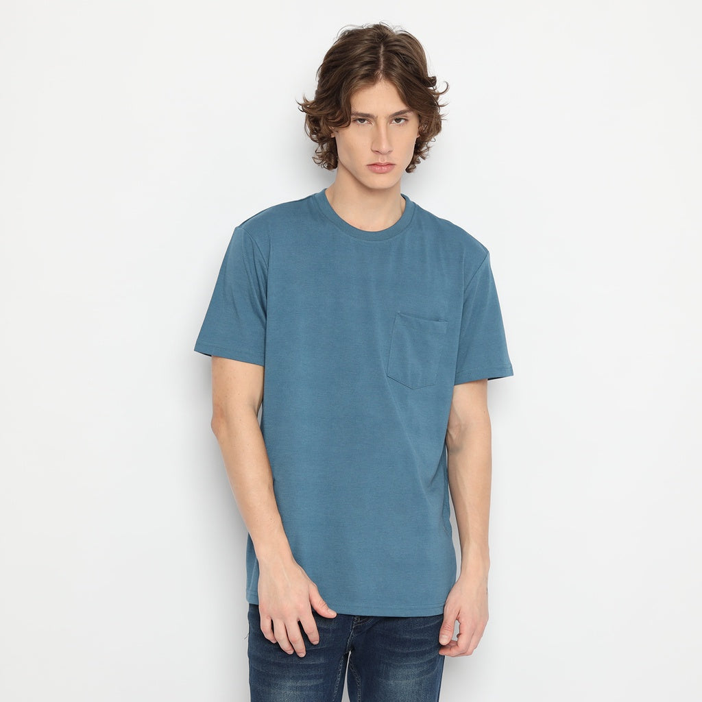 MATSUDA Kaos Polos Pocket T Shirt Cotton Chuo