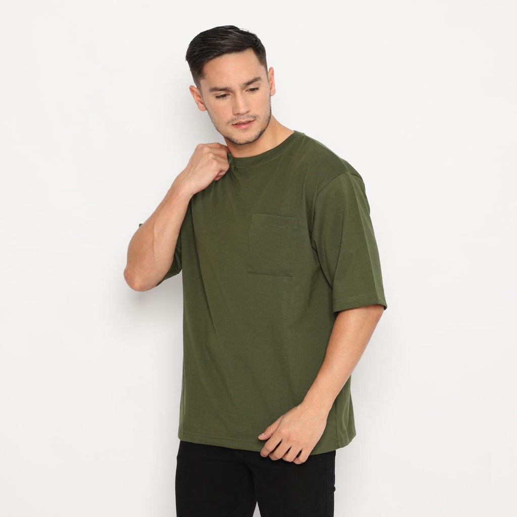 MATSUDA Kaos Oversize Polos Pocket Mito