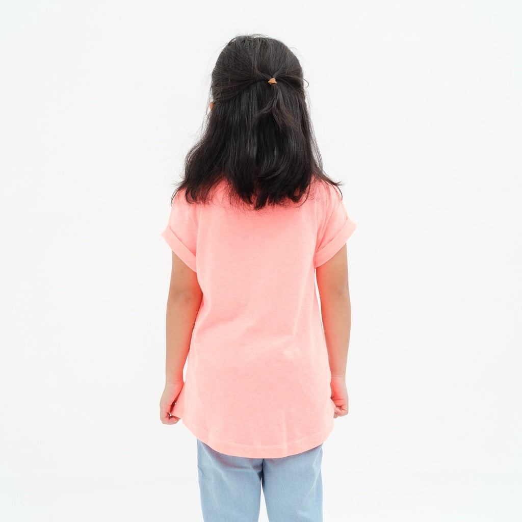 Matsuda baju kaos anak perempuan katun umur 4-16 Missy