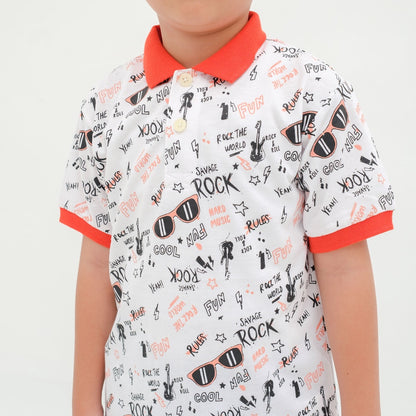 Matsuda baju kaos polo anak laki laki katun umur 2-12 Buddy