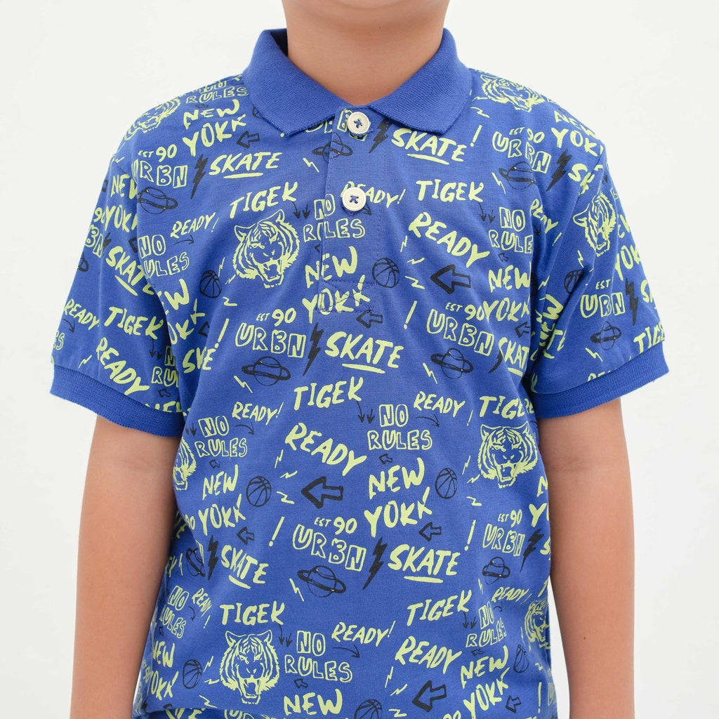 Matsuda baju kaos polo anak laki laki katun umur 2-12 Danny