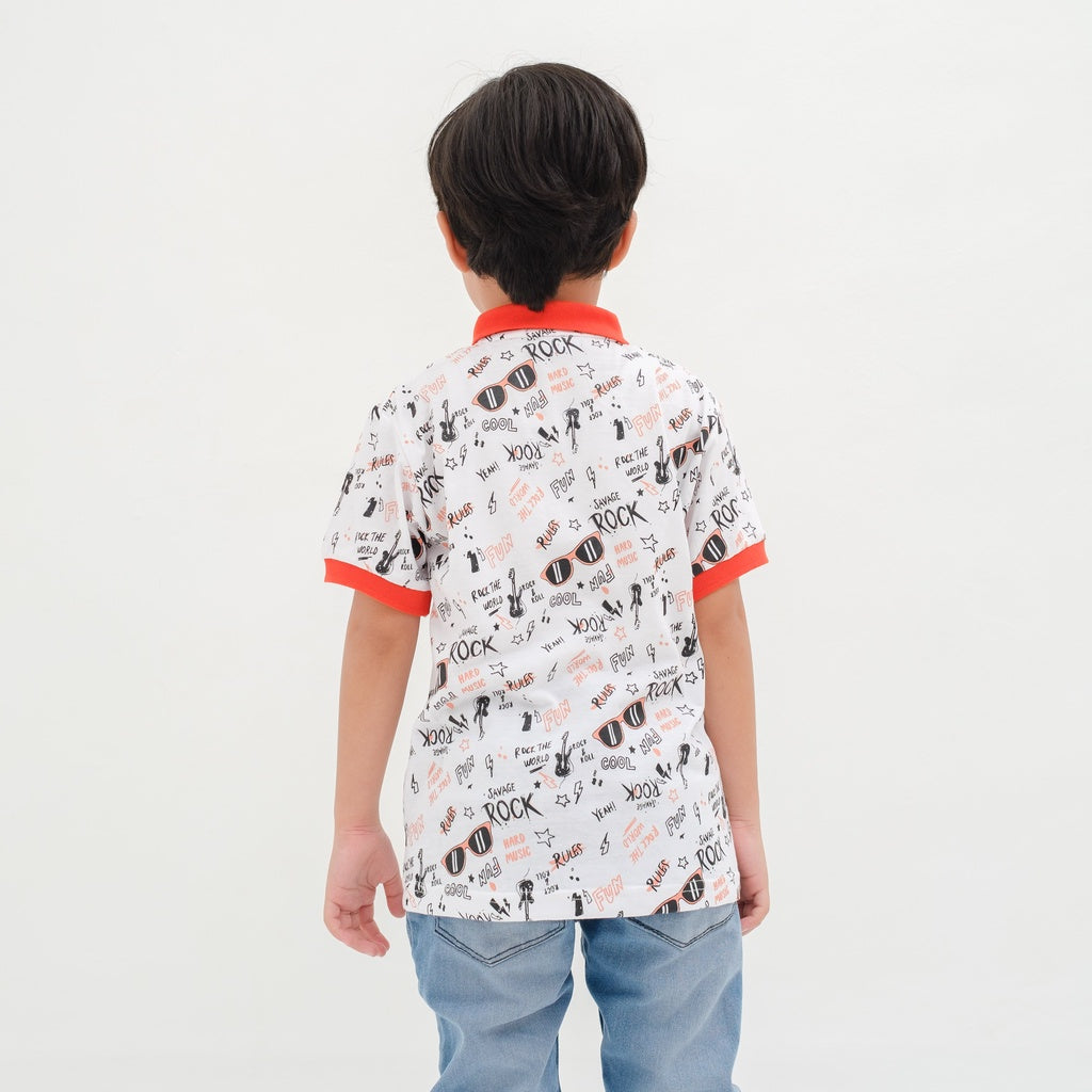 Matsuda baju kaos polo anak laki laki katun umur 2-12 Buddy