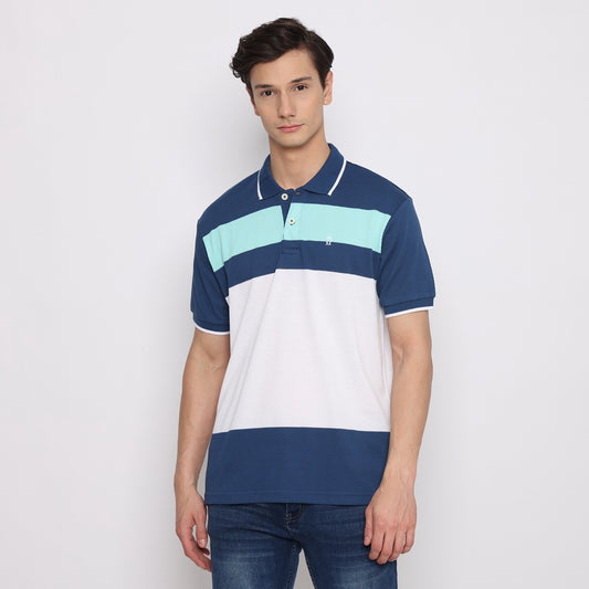 MATSUDA Kaos Polo Shirt Pria Kragh Honeycomb Myoko