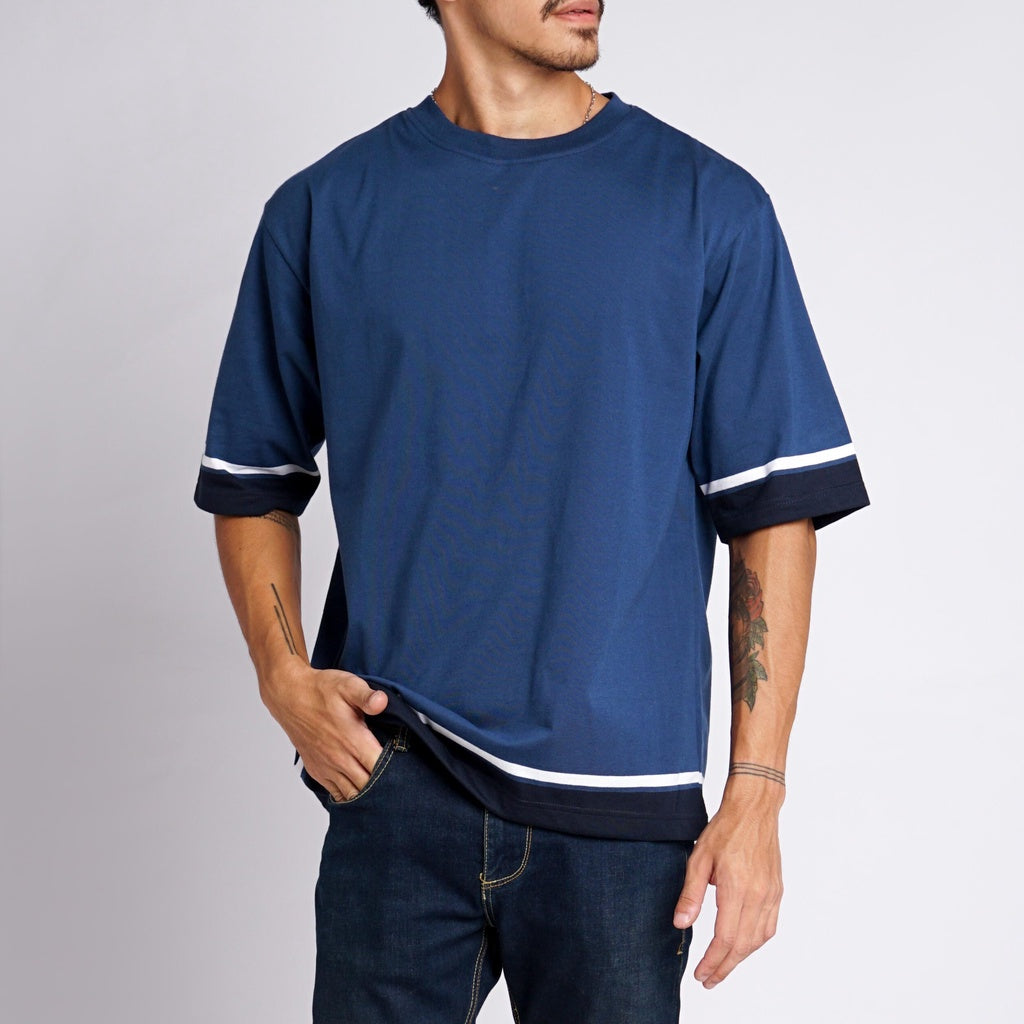 MATSUDA Kaos Oversize Stripe Kikuchi