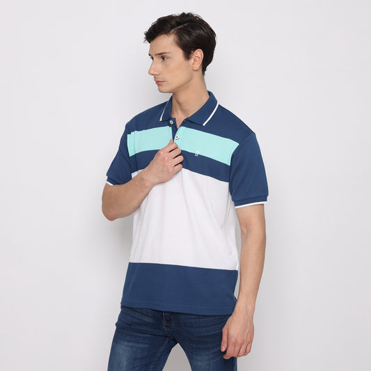 MATSUDA Kaos Polo Shirt Pria Kragh Honeycomb Myoko