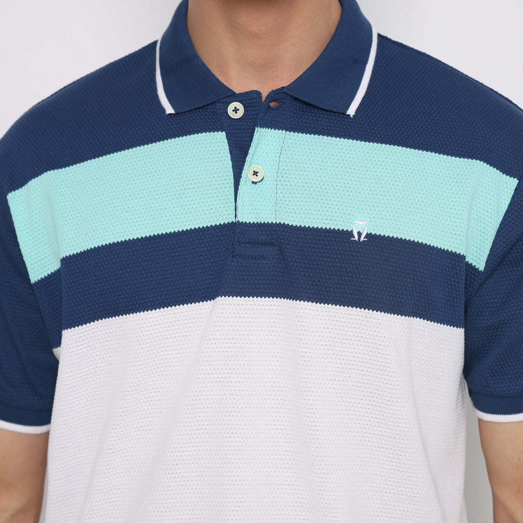 MATSUDA Kaos Polo Shirt Pria Kragh Honeycomb Myoko