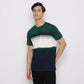 Matsuda T Shirt Pria Kaos Stripe Katun Nanto