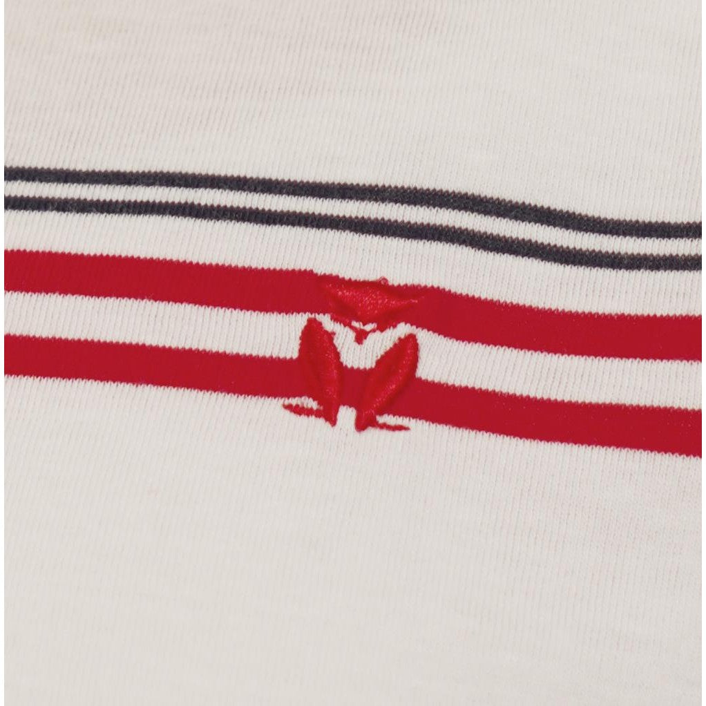 Matsuda Kaos Crop top katun Fujita White