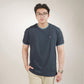 MATSUDA Kaos Pria T shirt Soja Katun Adem T-Shirt  Simple Indigo