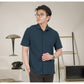 Matsuda Kemeja Pria Polos Lengan pendek Kasual Shiroi Blue Teal