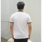MATSUDA Baju Kaos Polo Shirt Dewasa Pria Kerah Katun Shimoda White
