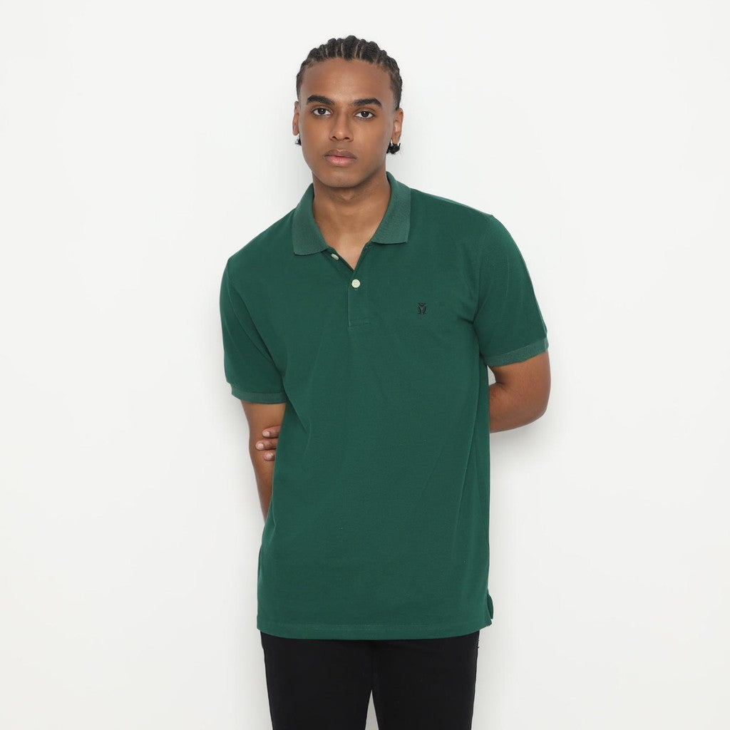 Matsuda Kaos Polo Shirt Pria Kerah Kushima Hijau Green