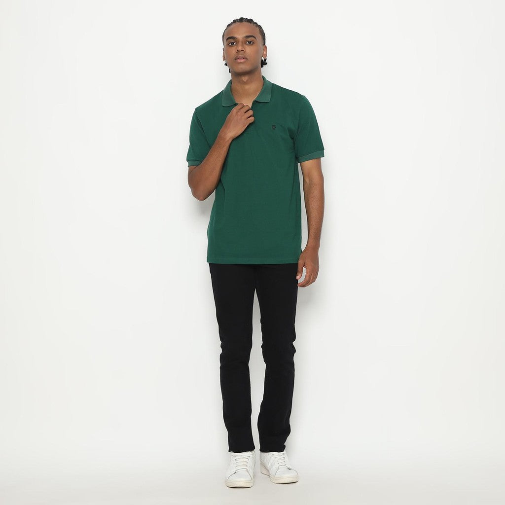 Matsuda Kaos Polo Shirt Pria Kerah Kushima Hijau Green