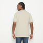 Matsuda Kaos Polo Shirt Pria Kerah Kushima Khaki Krem Castle Wall