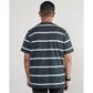 MATSUDA T Shirt Pria Kaos Stripe Nonoichi