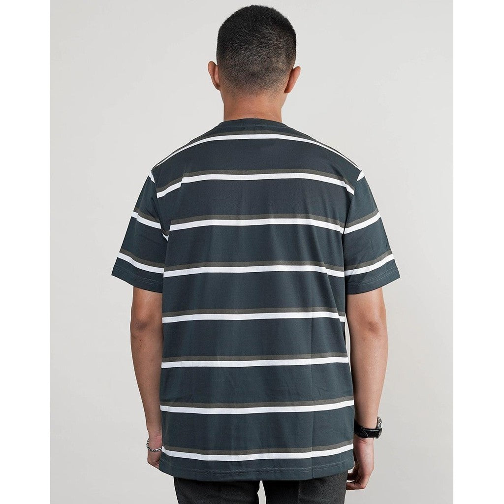 MATSUDA T Shirt Pria Kaos Stripe Nonoichi