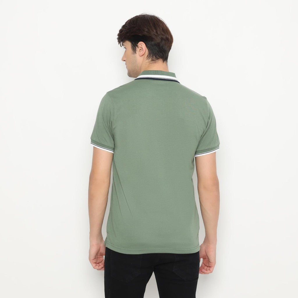 MATSUDA Kaos Polo Shirt Polos Pria Kerah Aioi Hijau H Green