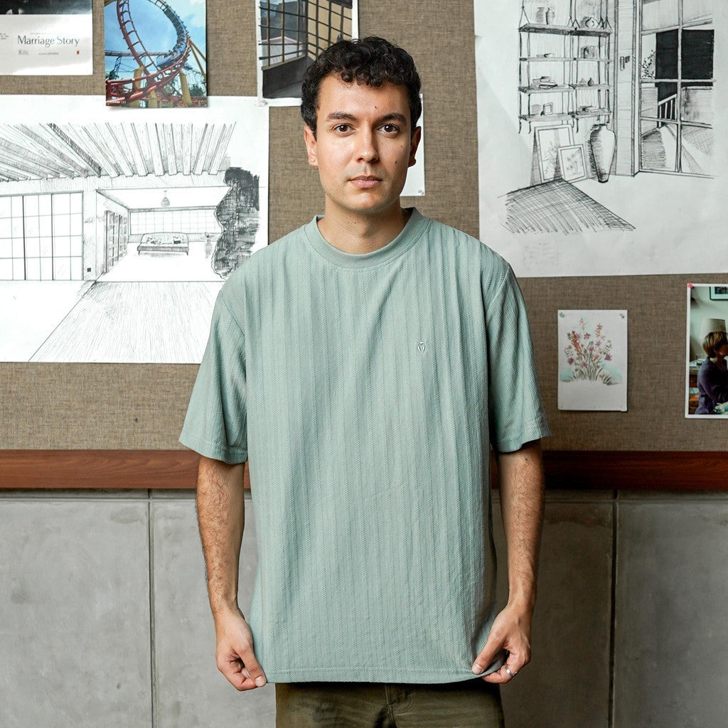 MATSUDA Kaos Oversize Stripe T shirt Okegawa