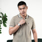 MATSUDA Kaos Polo Shirt Polos Pria  Kerah Aioi Khaki Spray Green
