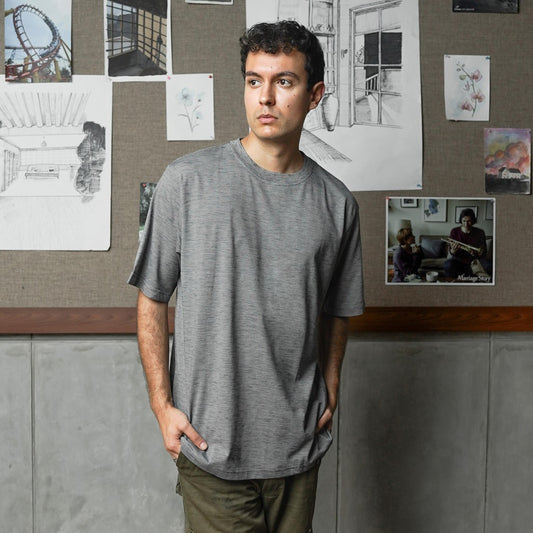 MATSUDA Kaos Oversize Stripe T shirt Komagane