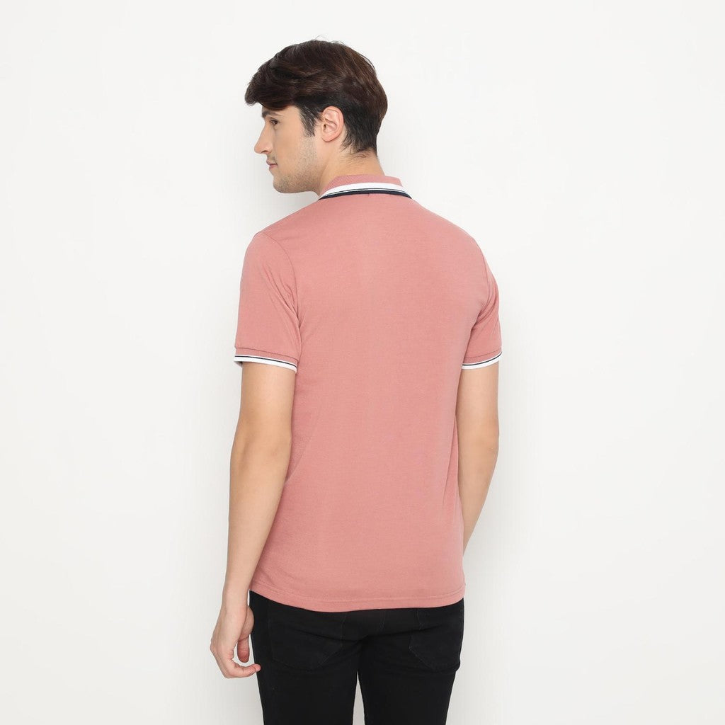 MATSUDA Kaos Polo Shirt Pria Kerah Aioi Salem Beige